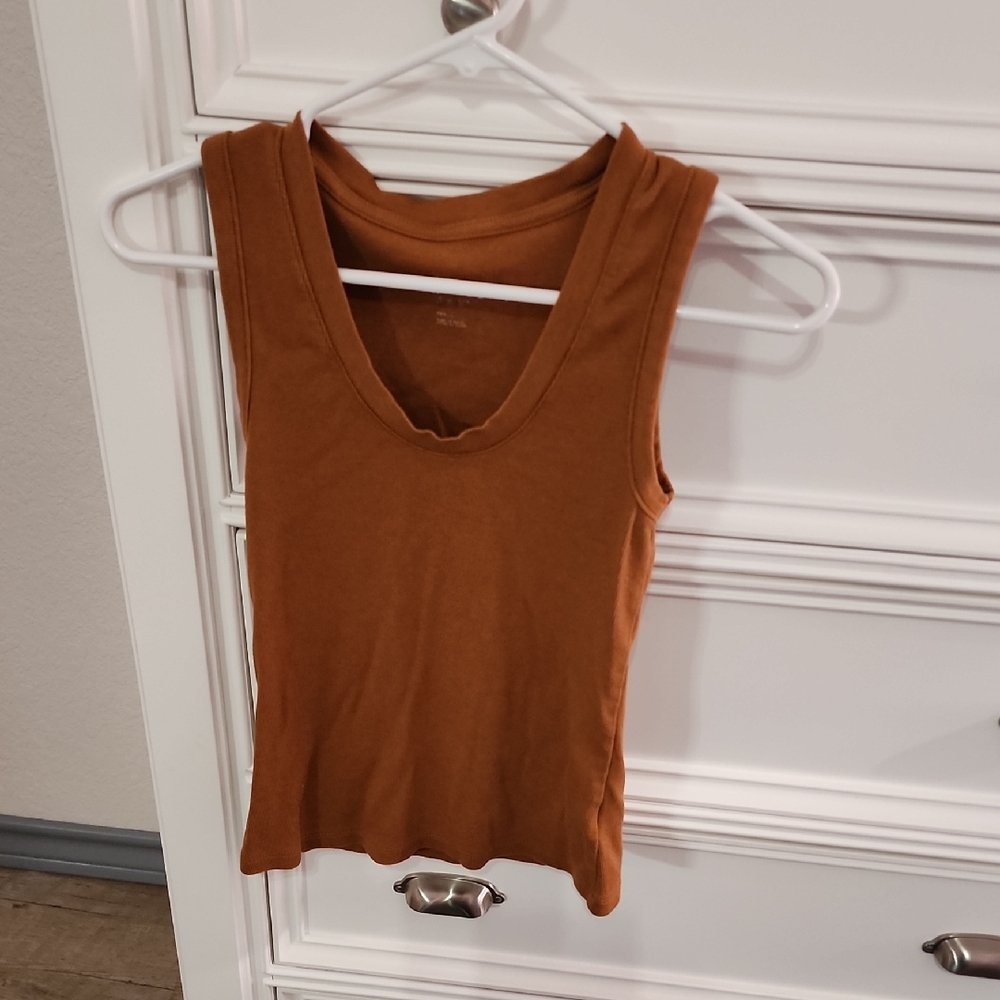 A NEW DAY Terracotta Tank Top